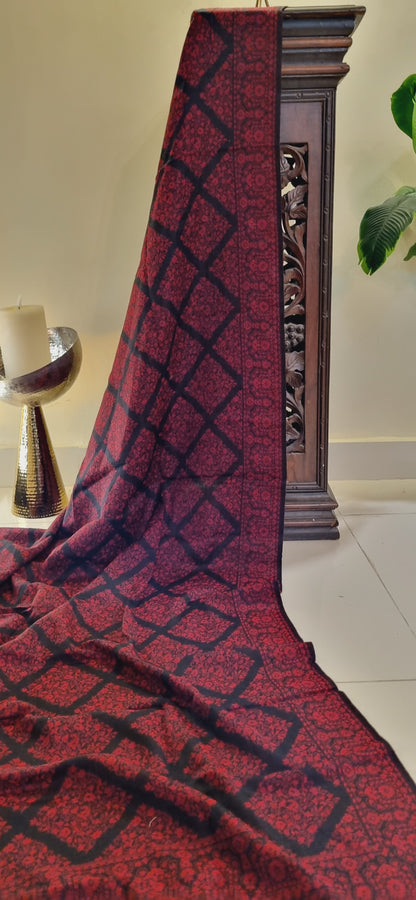 Woollen pashmina kaani shawl