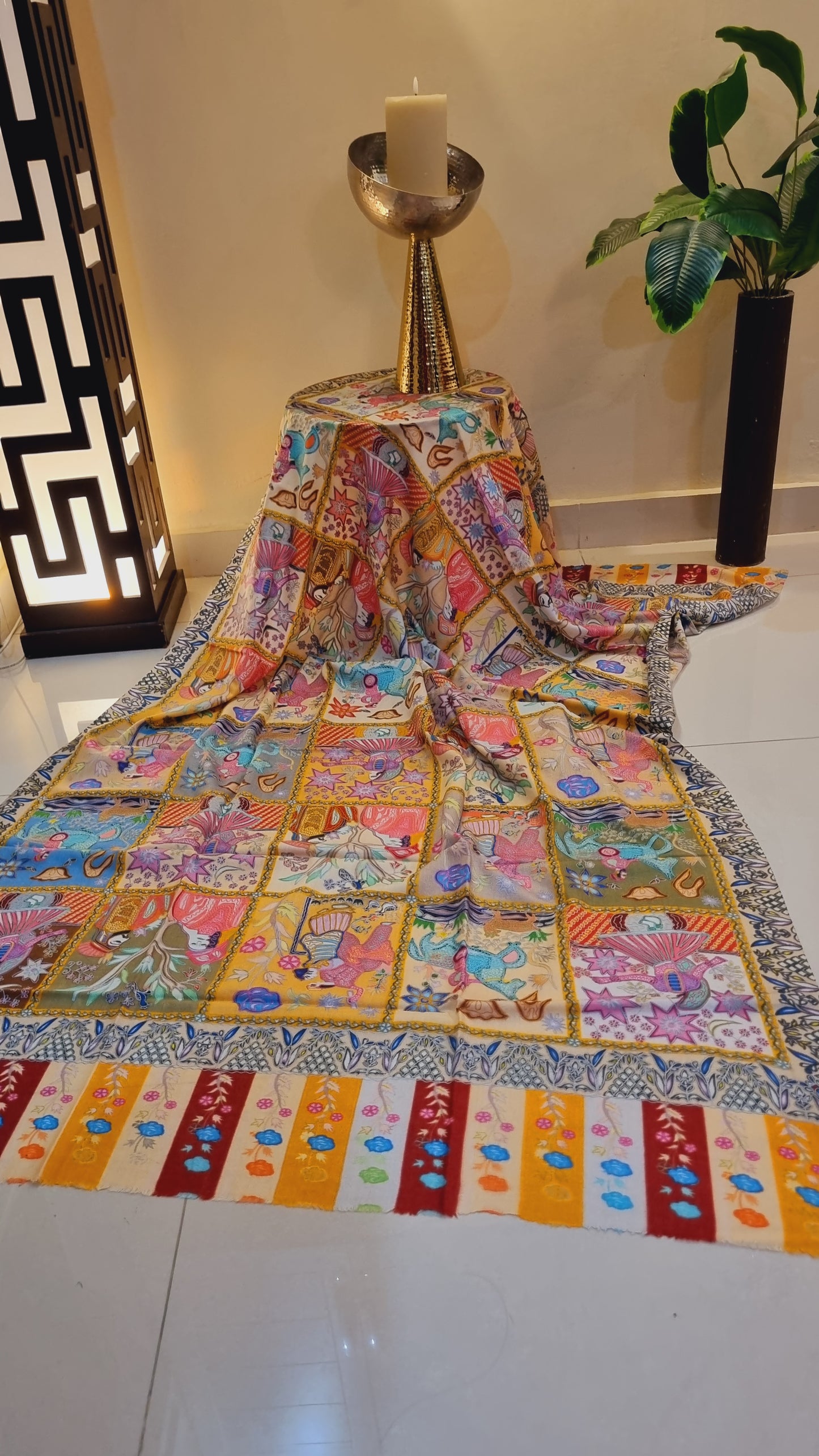 Mughal reelkar pashmina