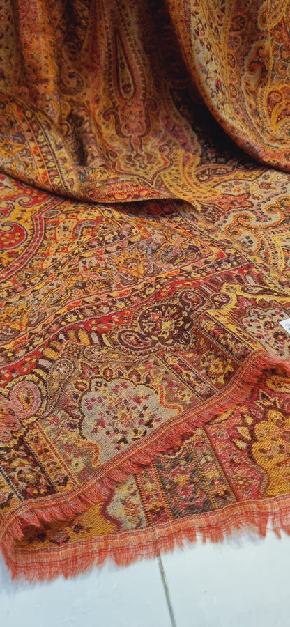 Reversible persian kaani shawl code 2001