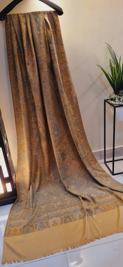 Woolen pashmina kaani shawl