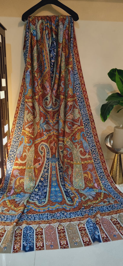 Reelkar embroidered pashmina