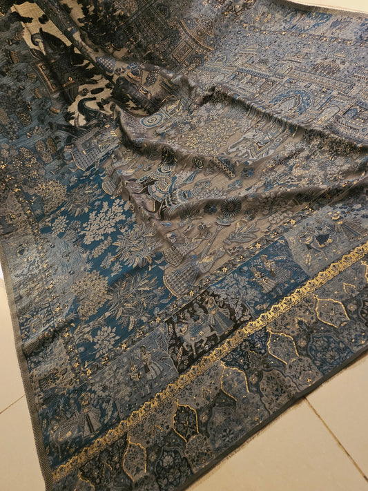 Silk kaani shawl