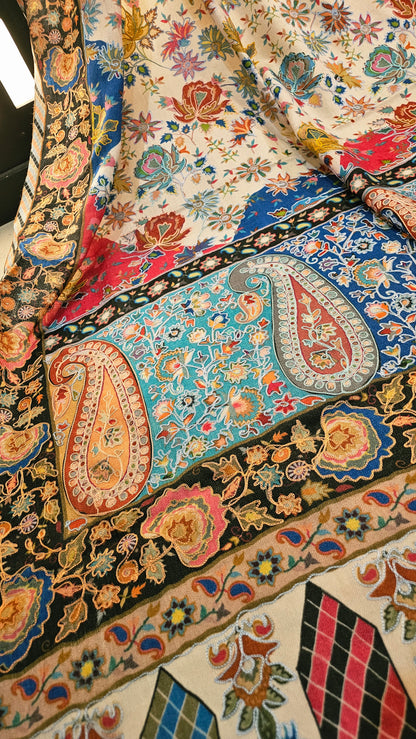 Reelkar embroidered:pashmina