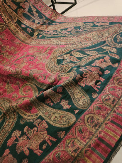 Jodha akbar reversible moonlight kaani shawl