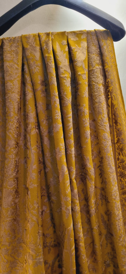 Birdie embroidered pashmina shawl