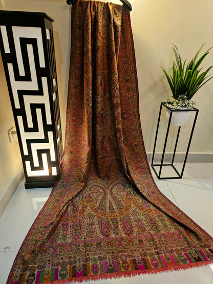 Tabraiz persian kaani pashmina shawl