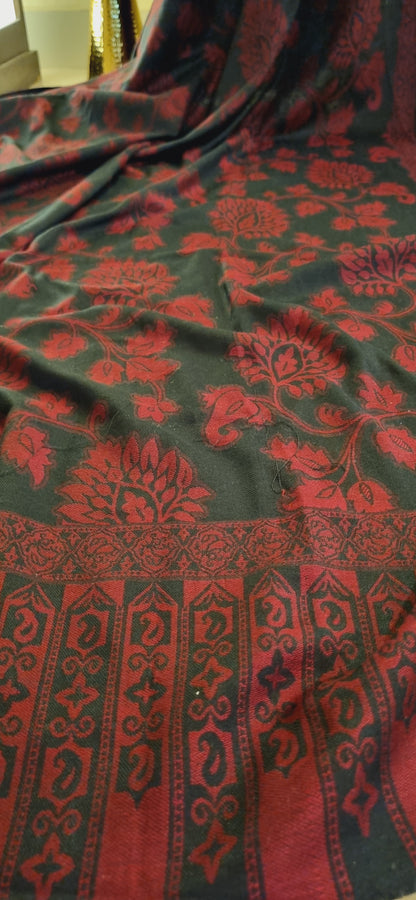Woollen pashmina kaani shawl