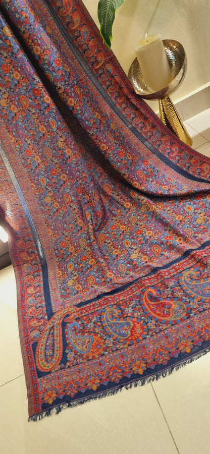 Woollen pashmina kaani shawl