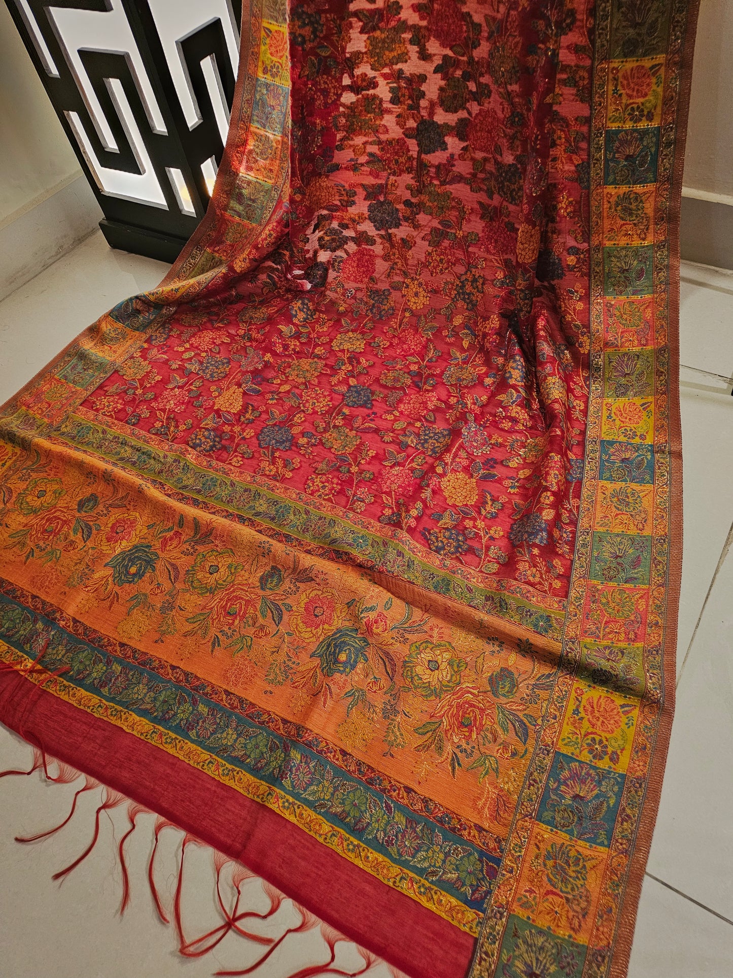 Silk kaani shawl