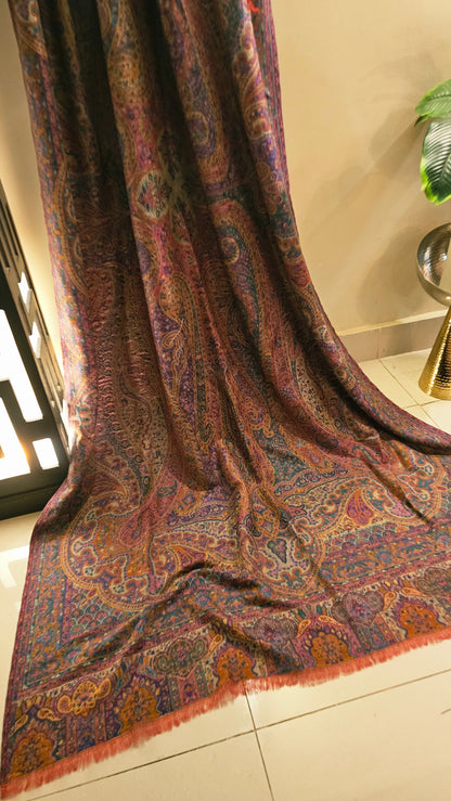 Reversible Persian kaani: Pashmina