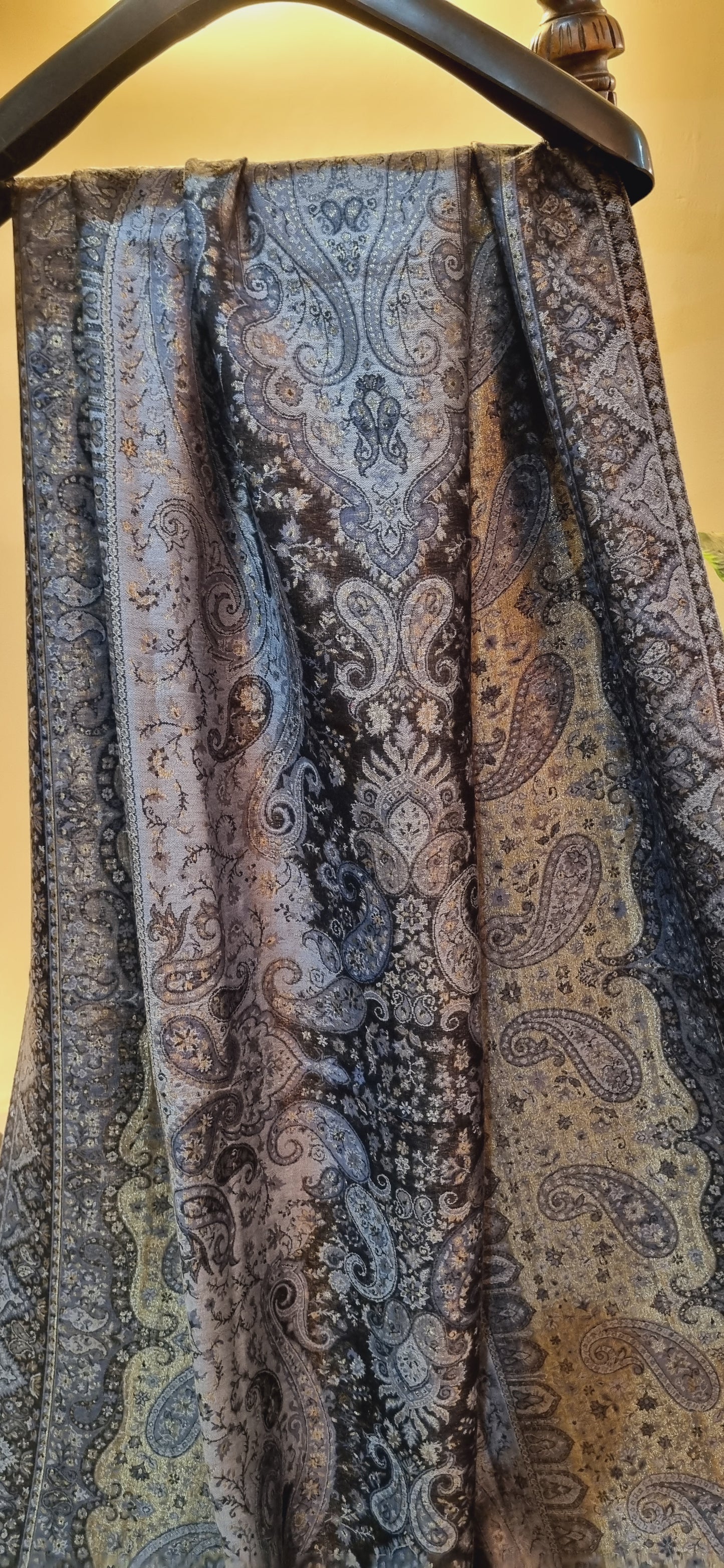 Gandhara reversible moonlight kaani shawl