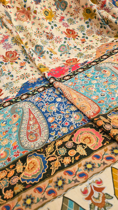 Reelkar embroidered:pashmina