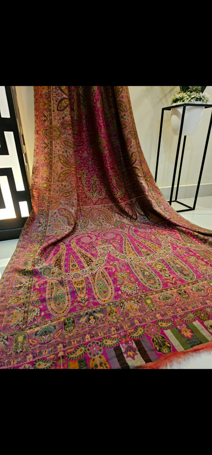Reversible Persian kaani: Pashmina