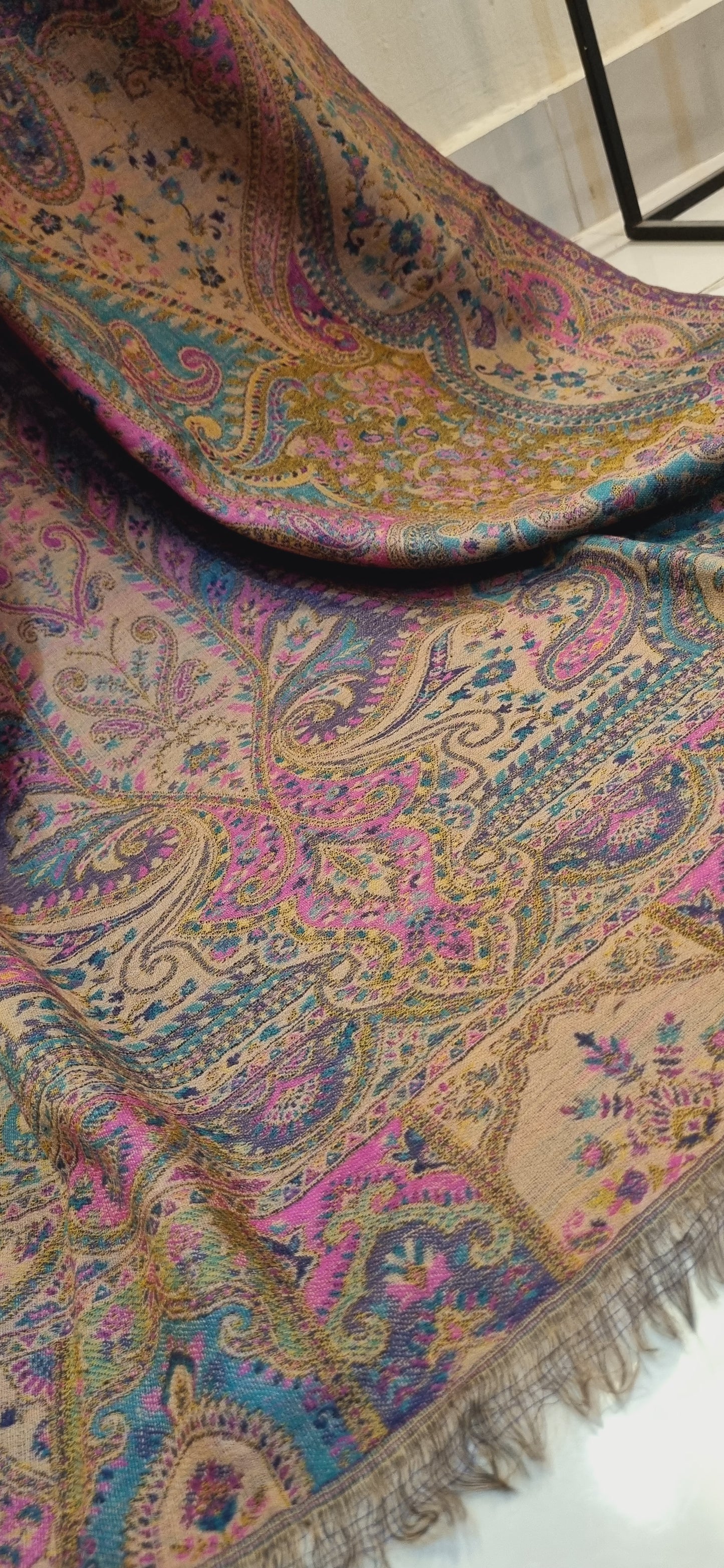 Reversible Persian kaani shawl