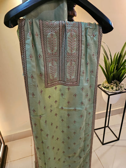 Lawn embroidered two piece