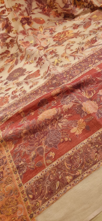 Silk kaani shawl