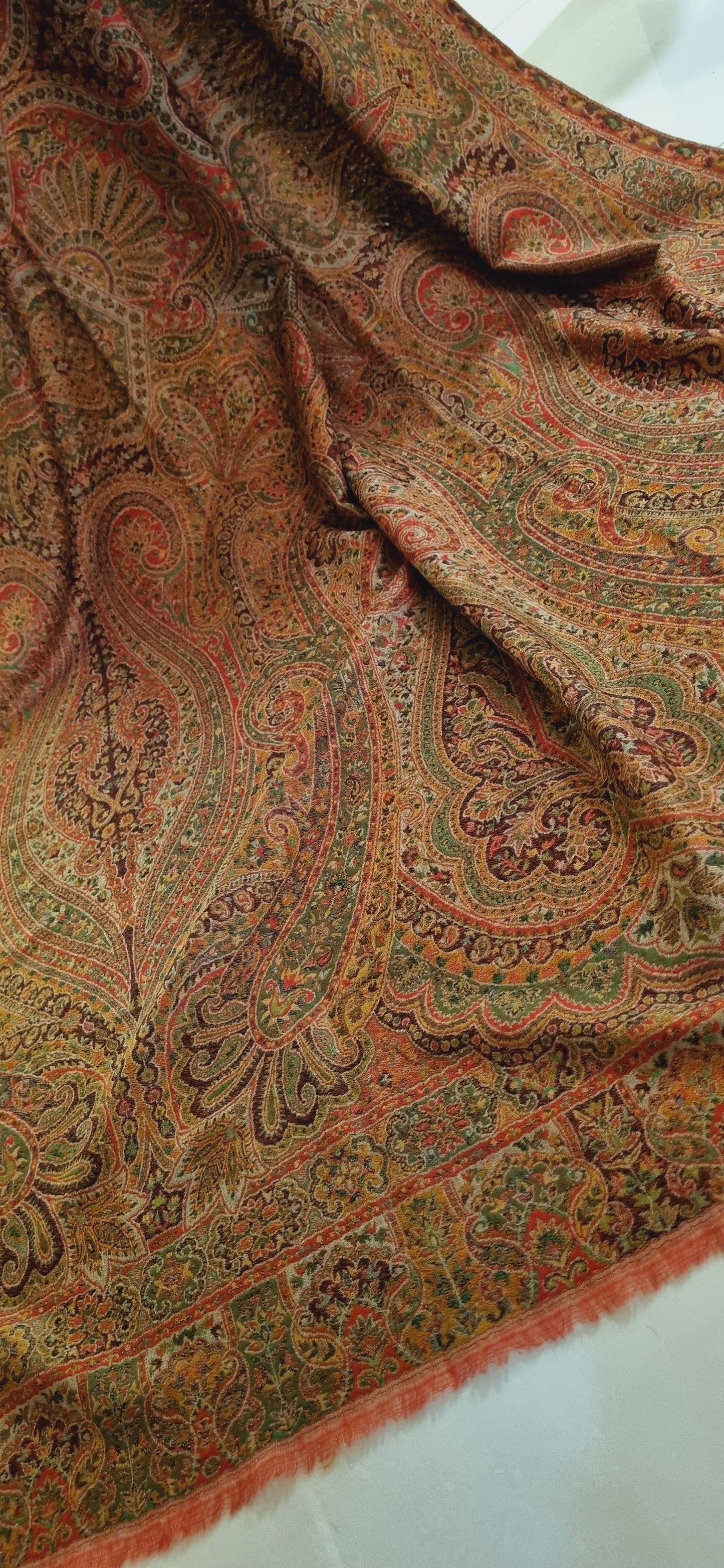 Pashmina reversible kaani shawl