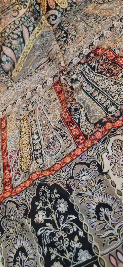 Reelkar embroidered pashmina