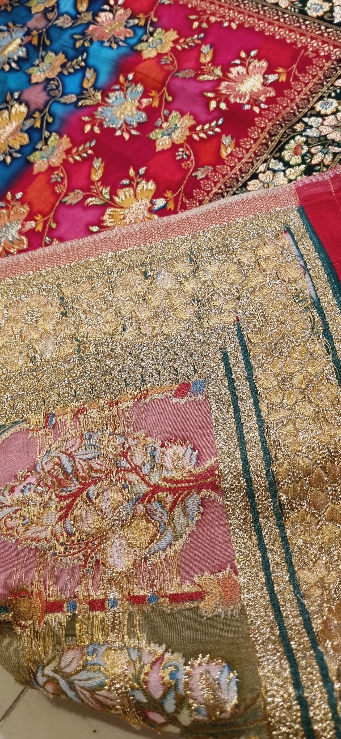 Meenakari patola silk dupatta
