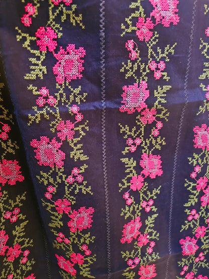 Lawn embroidered two piece