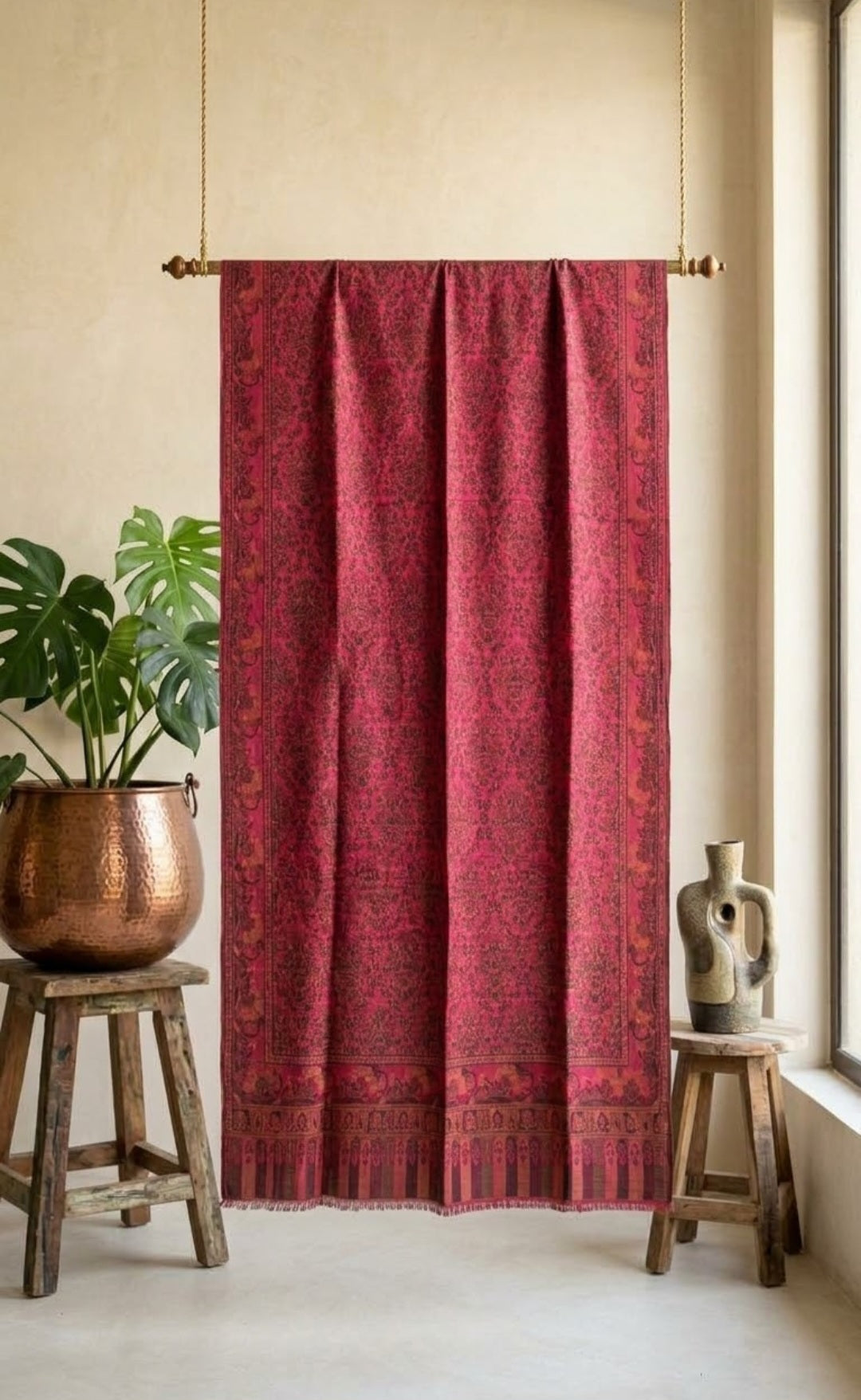 Kaani suit/shawl: woollen pashmina