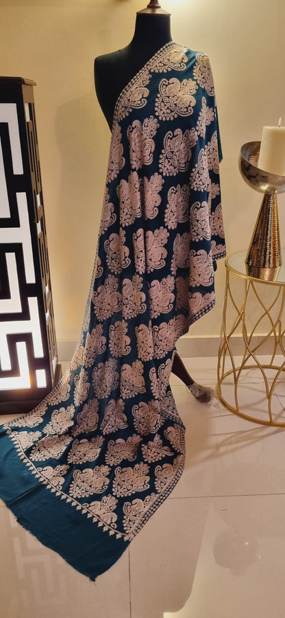 Pashmina embroidered Mini shawl