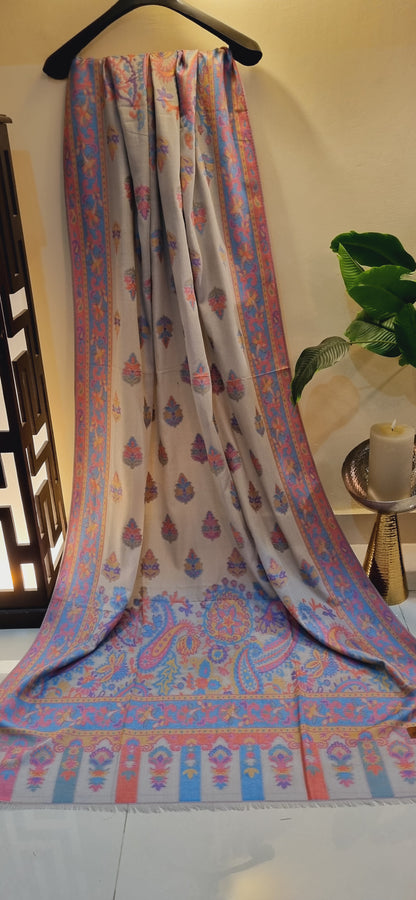 Woolen pashmina kaani shawl