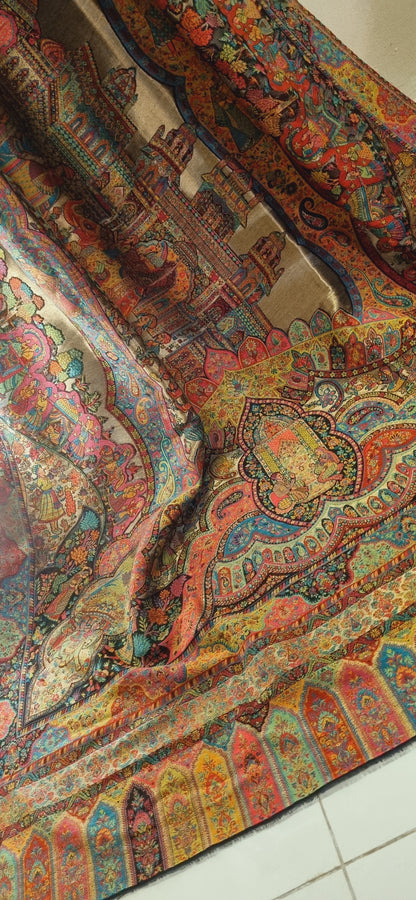 Moonlight kaani darbari pashmina