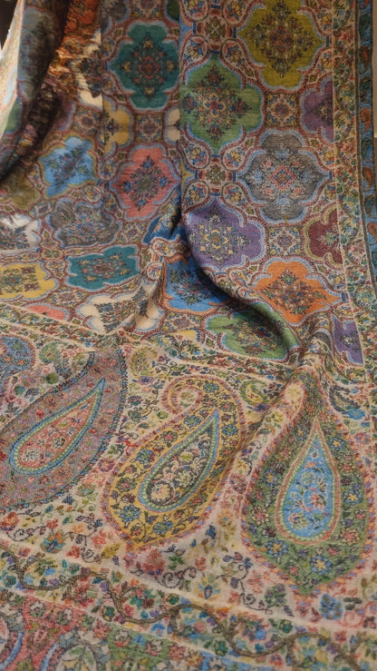Kaani shawl pashmina