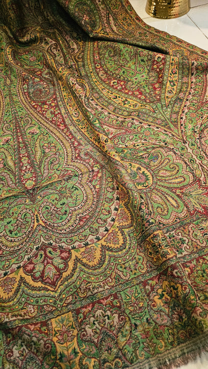 Reversible Persian kaani: Pashmina