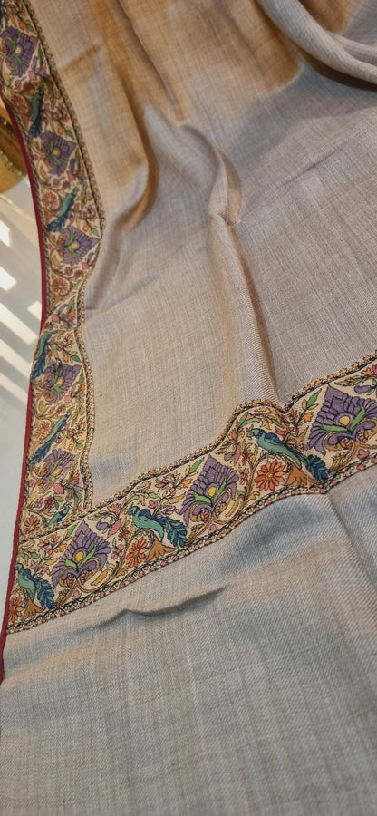 Kalamkar border Pashmina