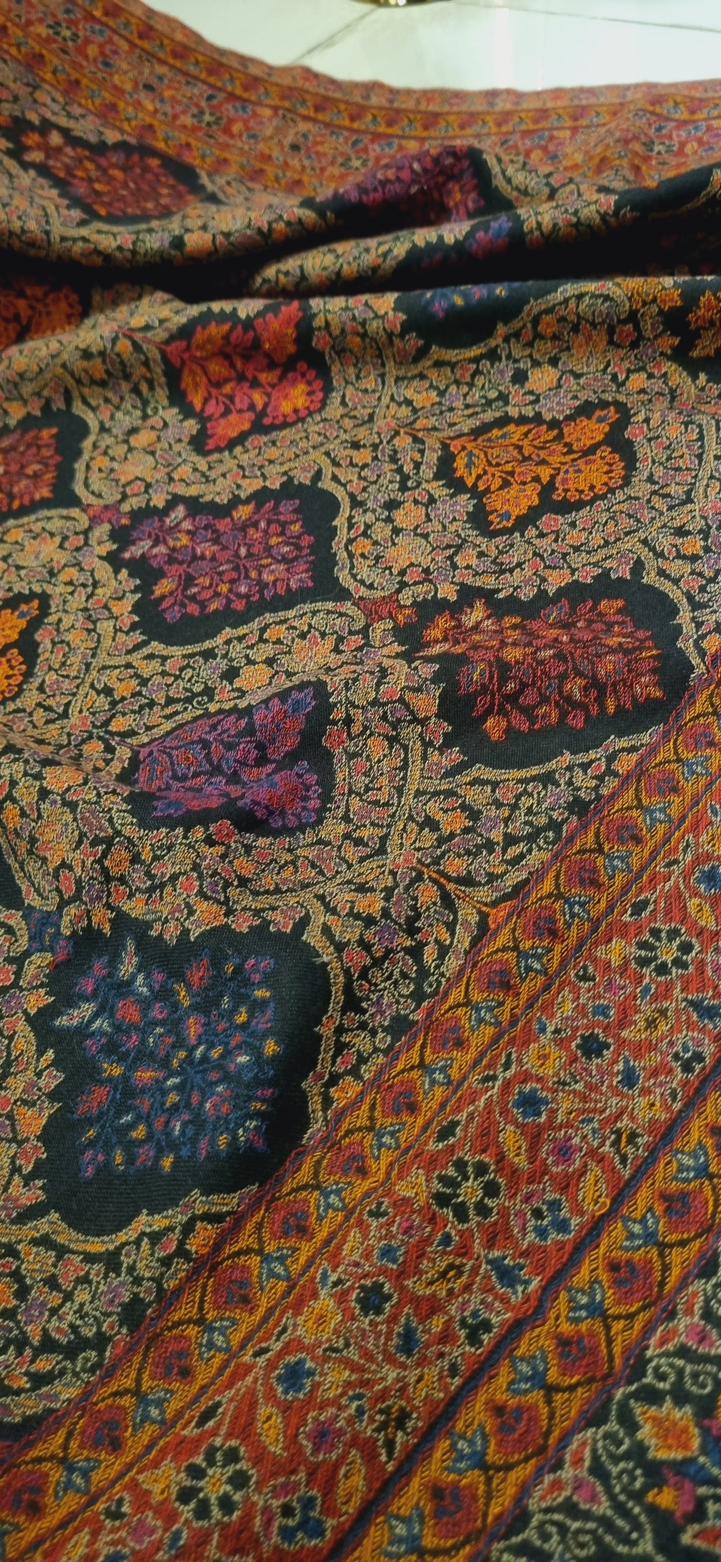 Jama kaani pashmina shawl