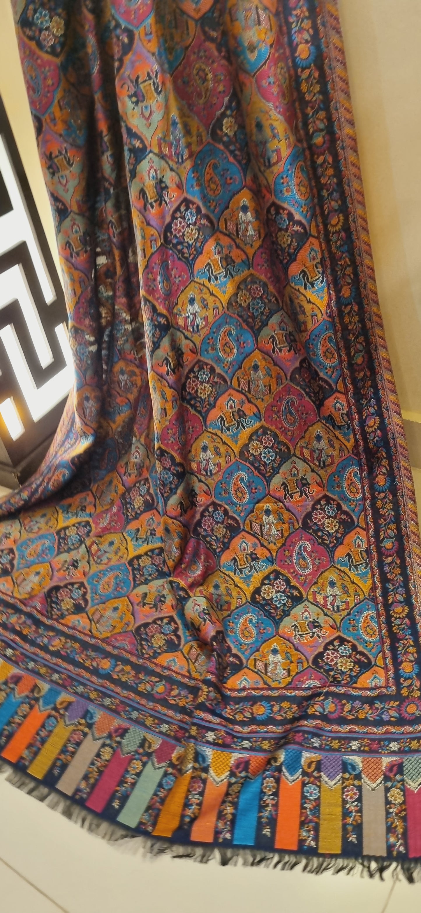 Tabrizi kaani pashmina shawl