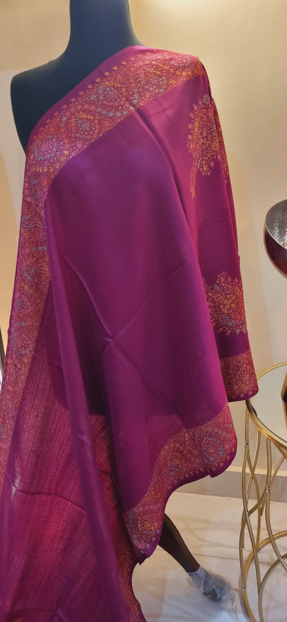 Hand embroidered Mini shawl