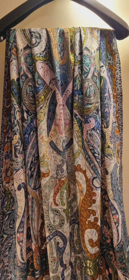 Reelkar embroidered pashmina