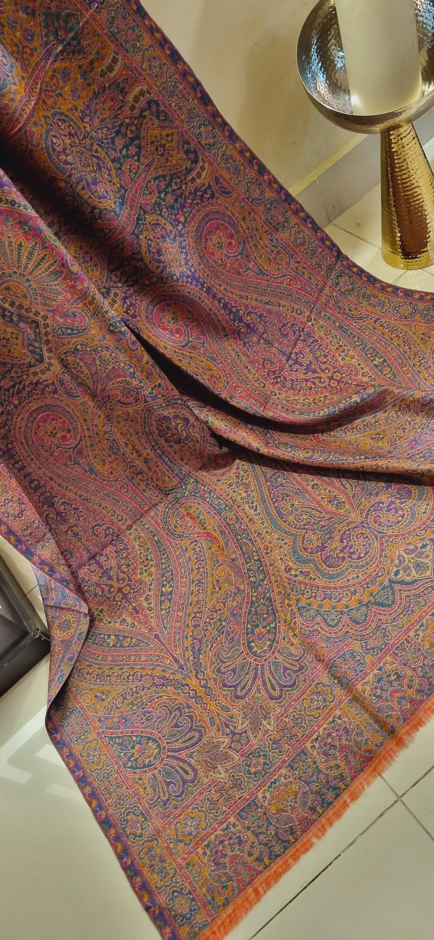 Persian reversible kaani shawl