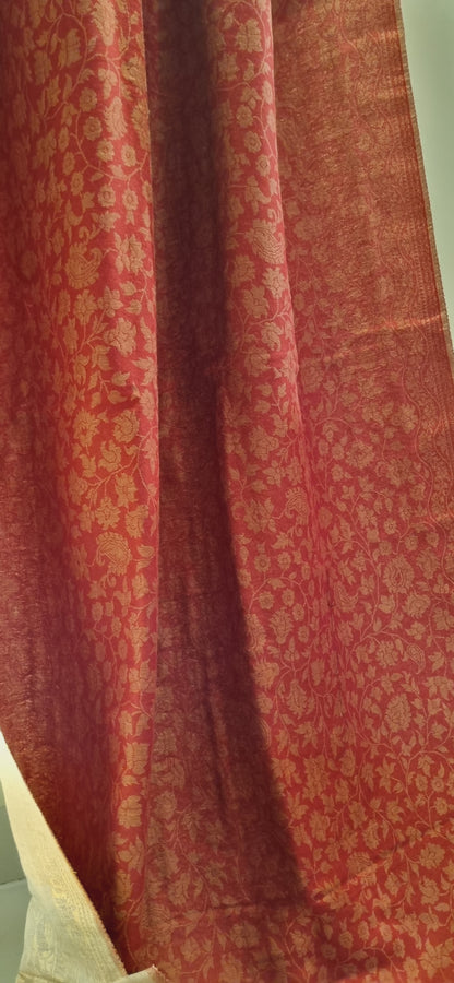 Reversible pashmina kaani shawls