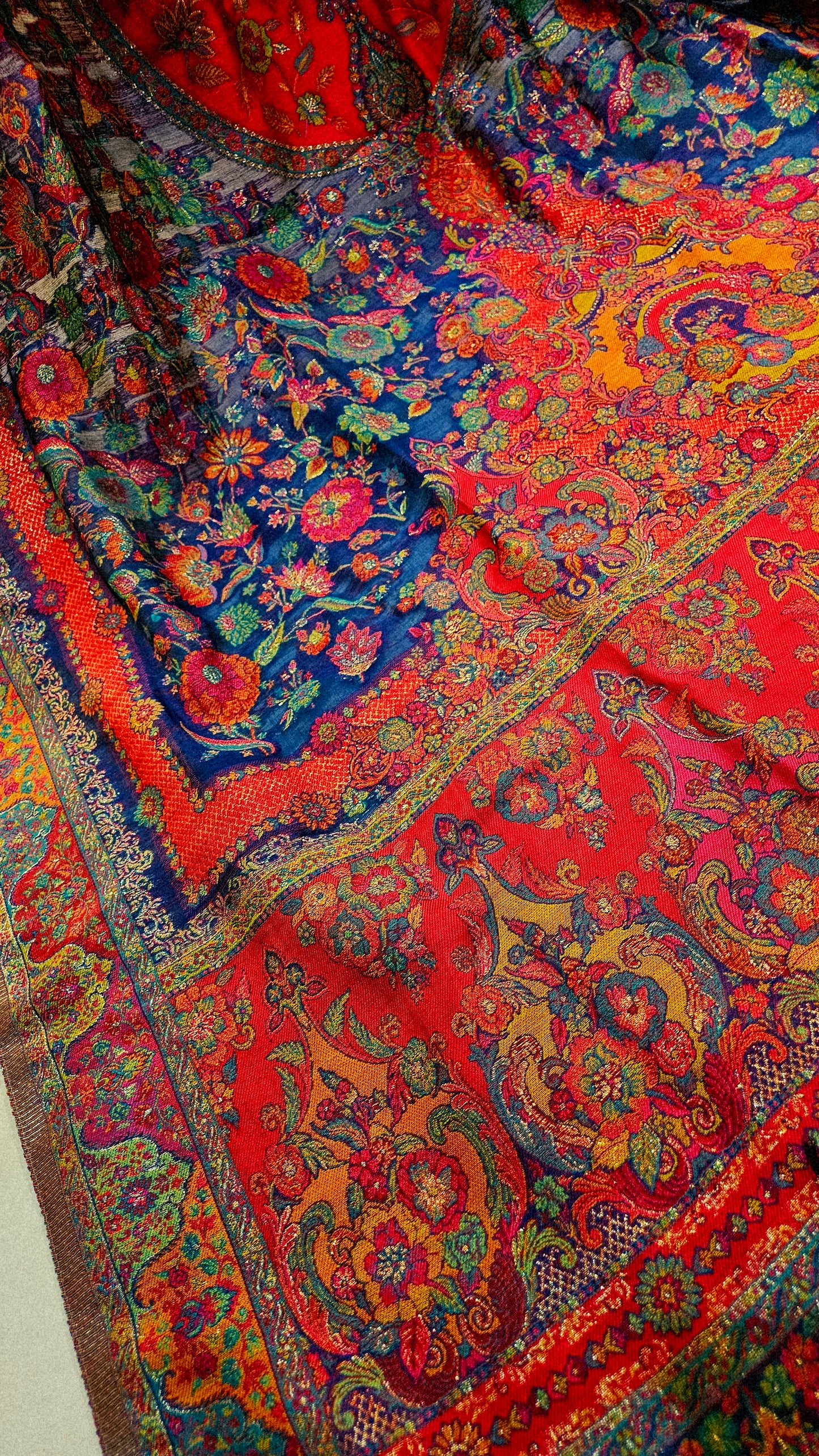 Silk kaani shawl