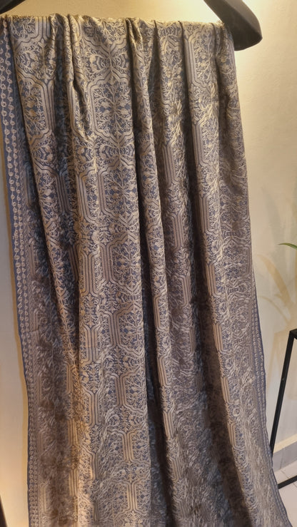 Pashmina shawl embroidered