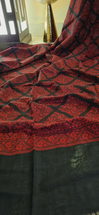 Woollen pashmina kaani shawl