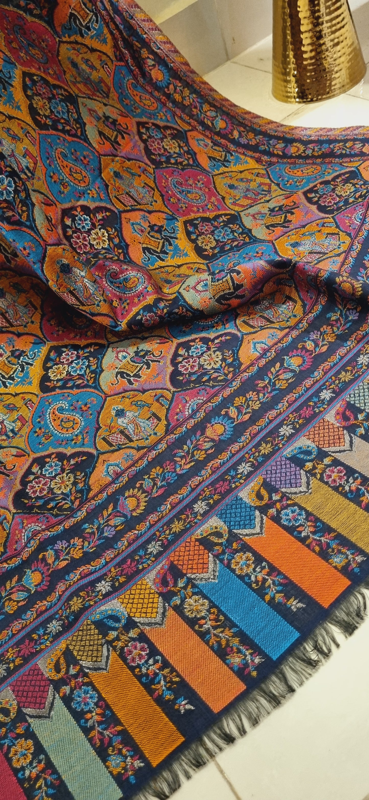Tabrizi kaani pashmina shawl