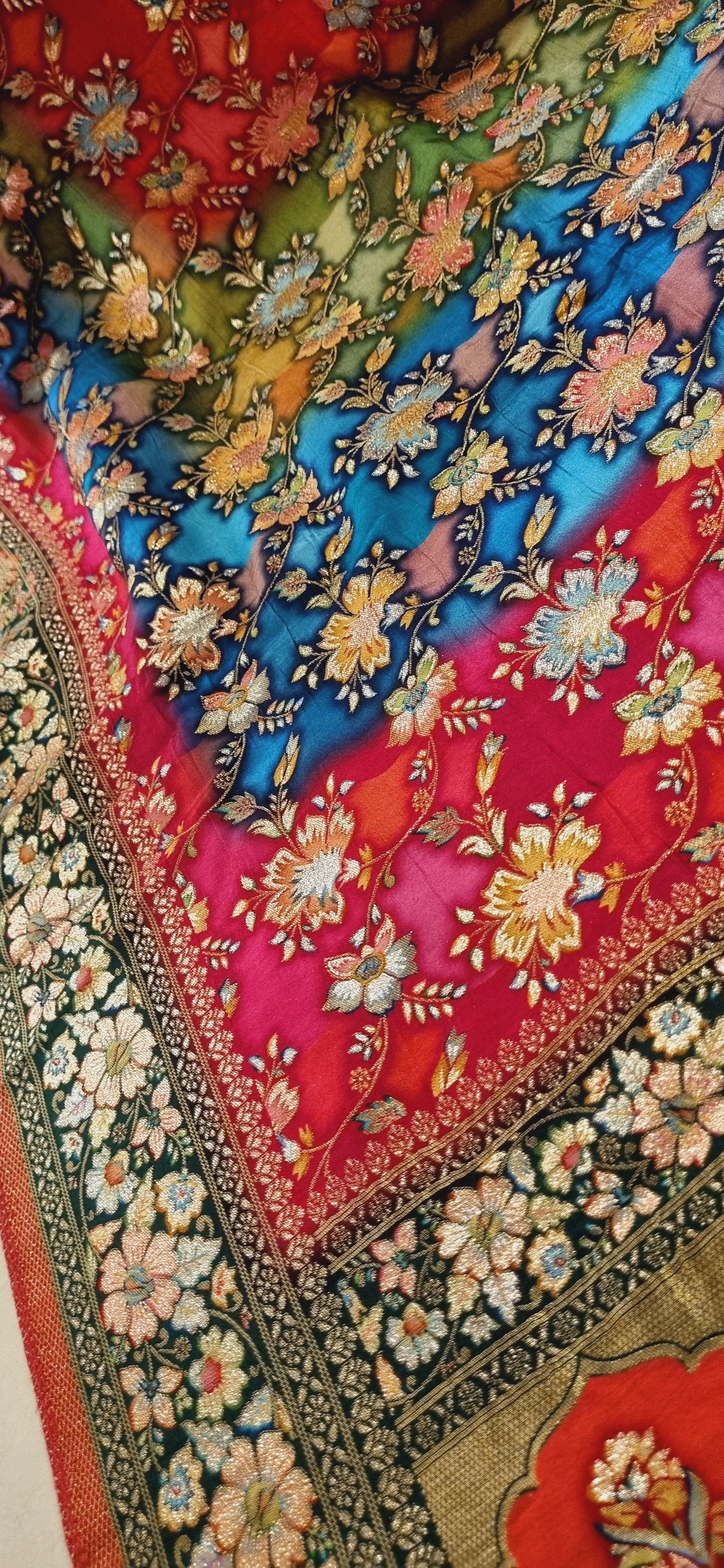 Meenakari patola silk dupatta