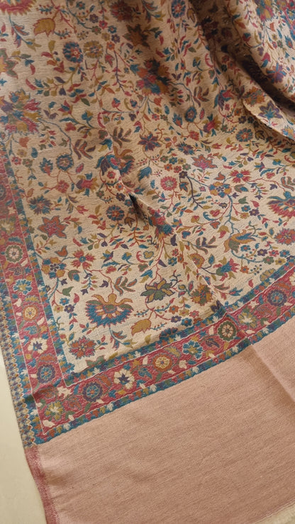 Reversible kaani shawl