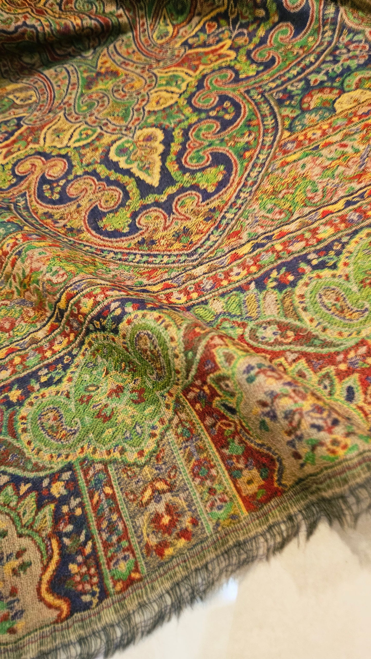 Persian reversible kaani: Pashmina