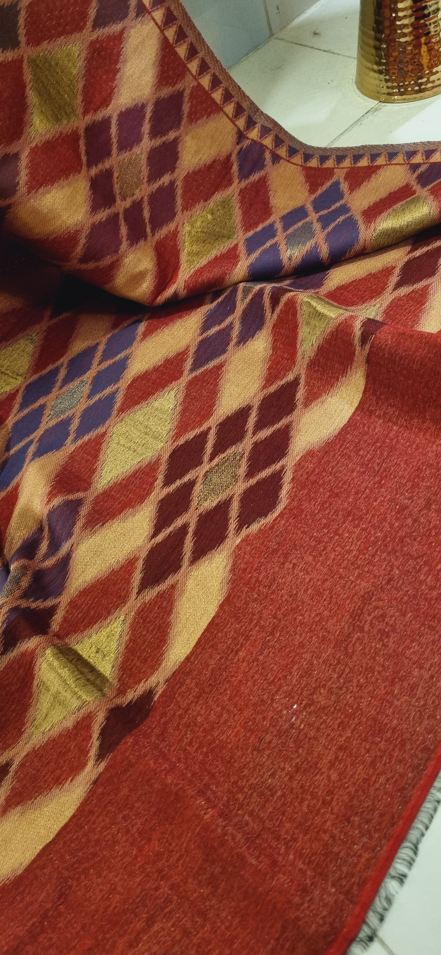 Reversible Moonlight kaani shawl