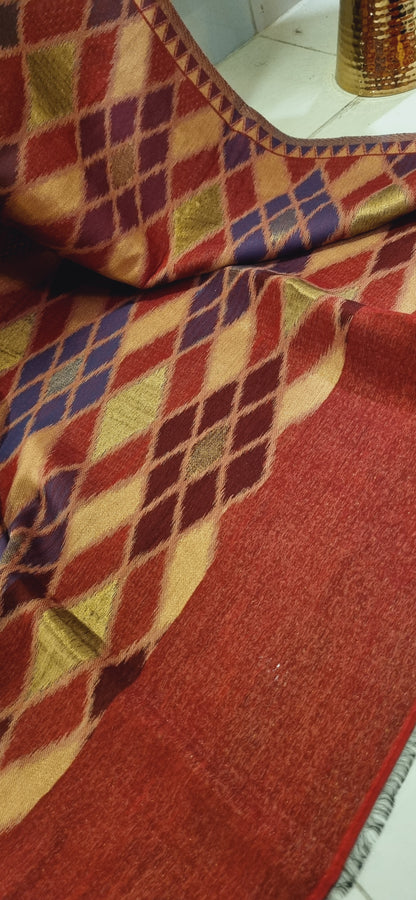Reversible Moonlight kaani shawl