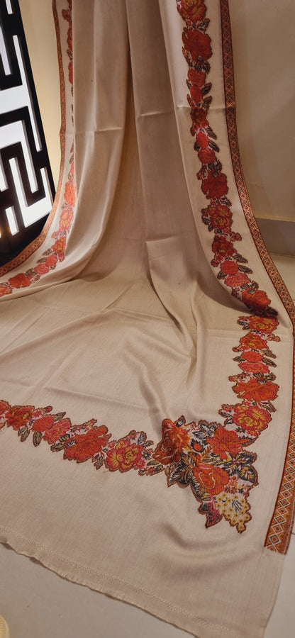 Woollen pashmina kaani shawls