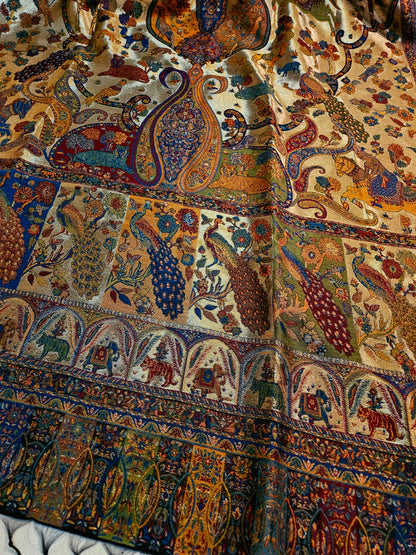 Moonlight silky kaani shawl/dupata