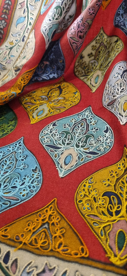 Reelkar embroidered pashmina