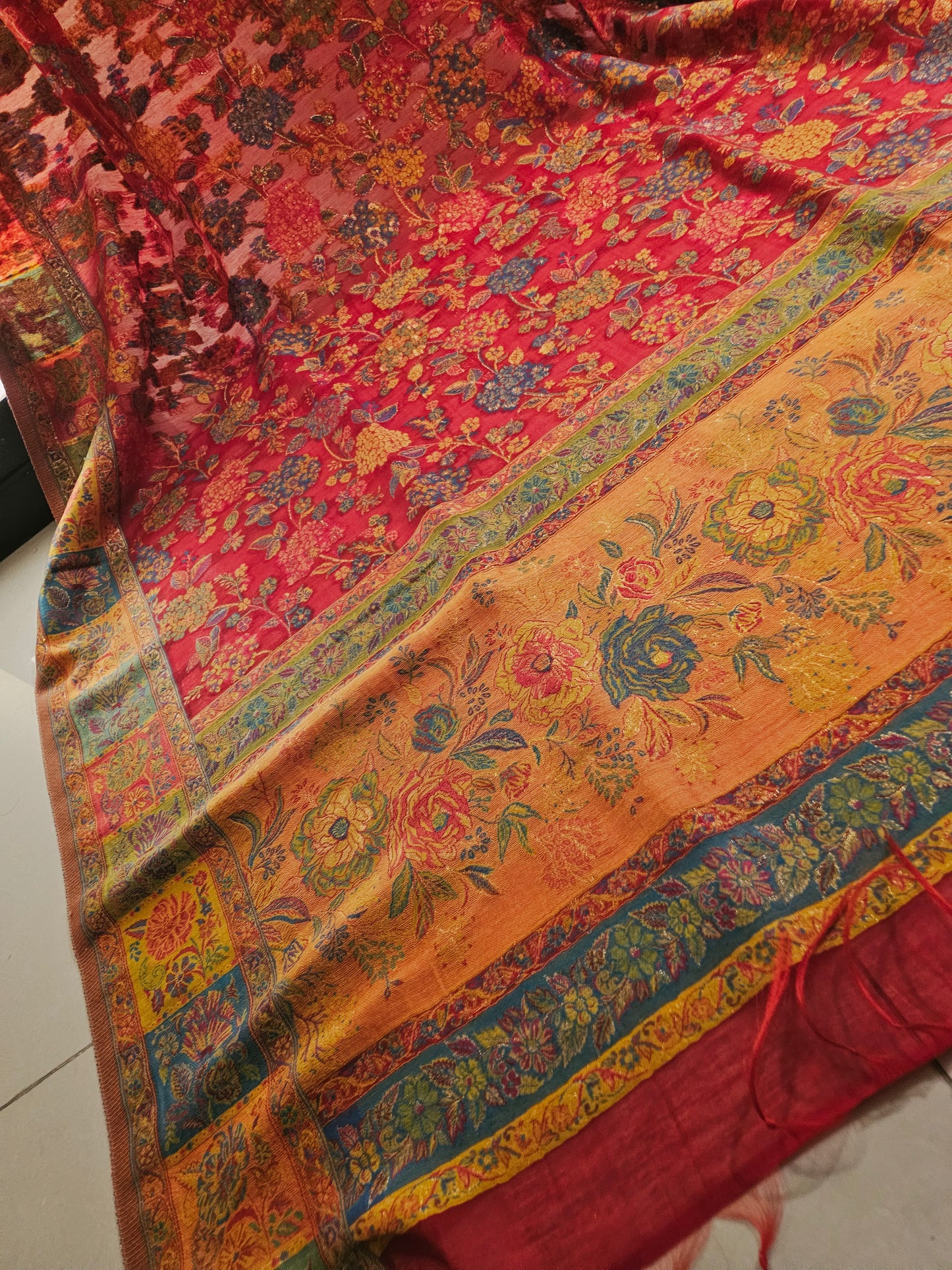 Silk kaani shawl